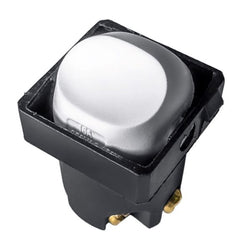 Tradesave Sleek 16A 2-Way Labelled Suits all Tradesave Plates. Moulded in Flame Resistant. Matt Black