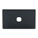 Tradesave Sleek 1 Gang Switch Plate ONLY Accepts all Tradesave Mechs Flame Resistant. Matt Black