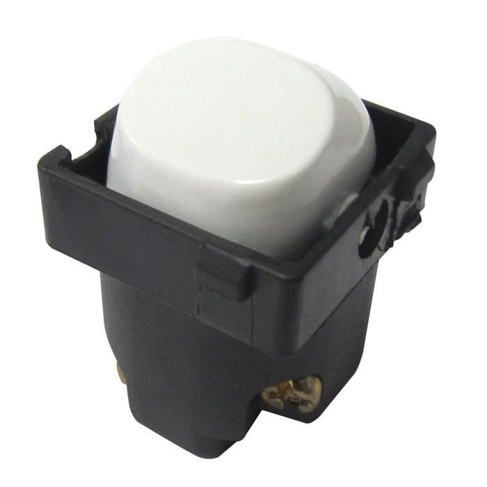 Tradesave Sleek 10A Intermediate Mech Suits all Tradesave Plates. Flame Resistant. Matt Black