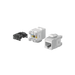 4Cabling 4C Cat6 UTP keystone Jack 180 Degree, without Shutter 50u