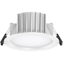 Pureled Downlight 8W CCT Selectable 3000K/4000K/5700K 660-800lm Triac Dimming IP54/IP20 90-95mm Cutout Built in Driver with Quick Connect