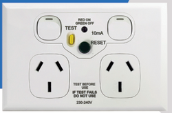 Vynco S/G Home RCD Protected Switch Socket 30mA