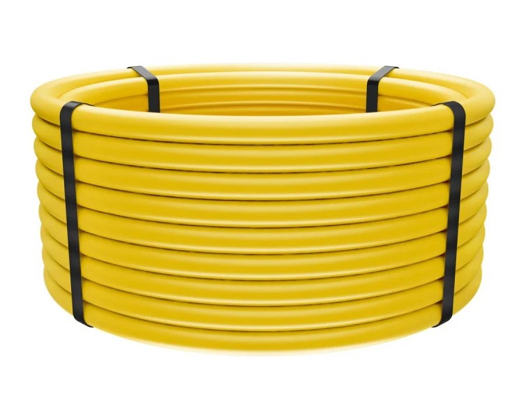 Waters & Farr 25MM ID MDPE PE80 SDR111 Yellow Jacket Gas Duct 150MTR