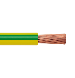 Firstflex 1x10 CU/XHF110 LSHF 0.6/1kV 110C Earth Hyperflex Green/Yellow