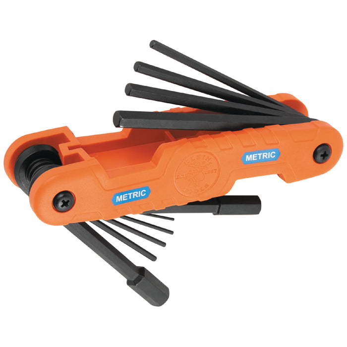 Klein Hex Key Set Folding Metric 10pc