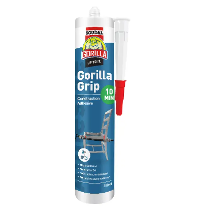 Holdfast Gorilla Grip 10 Minute Cure Construction Adhesive 310ml