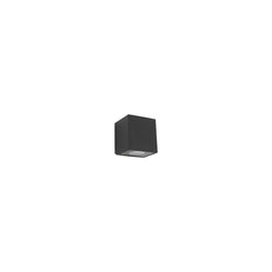 Halcyon Mini Mariner Block Mini Wall Light 1.5W 2700K 24V DC 42 degree IP65 Black 316 Stainless Steel