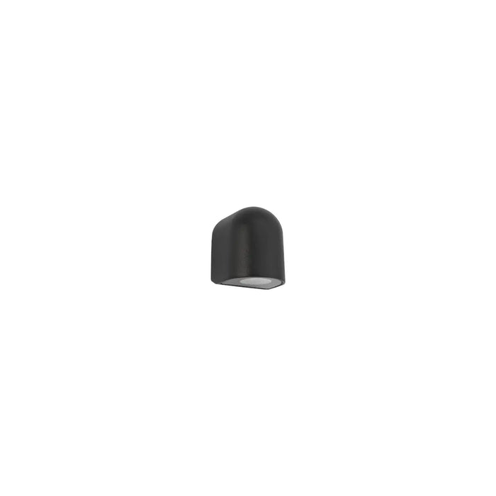 Halcyon Mini Mariner Elbow Mini Wall Light 1.5W 2700K 24V DC 42 degree IP65 Black 316 Stainless Steel