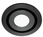 Manrose Contour Large Round Fascia & Tri Colour Led Matte Black