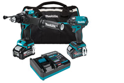 Makita 40Vmax XGT Brushless 2 Piece Combo Kit 2.5Ah/4.0Ah