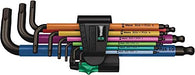 Wera Hex-Plus Multicolour L-Key Set 9pc - Metric