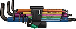 Wera Hex-Plus Multicolour L-Key Set 9pc - Metric