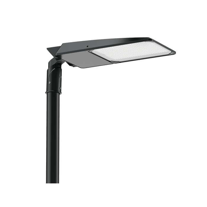 Glight LED Street Light With Sensor Base Built-In And Disconnect Cap 75W IP66 4000K Non Dim Black