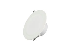 Pureled Eco Downlight with Flush Diffuser 16W CCT Selectable 3000K/4000K/5700K 1520-1840lm Triac Dimming IP54/IP20 160-170mm Cutout Built in Driver with Flex and Plug