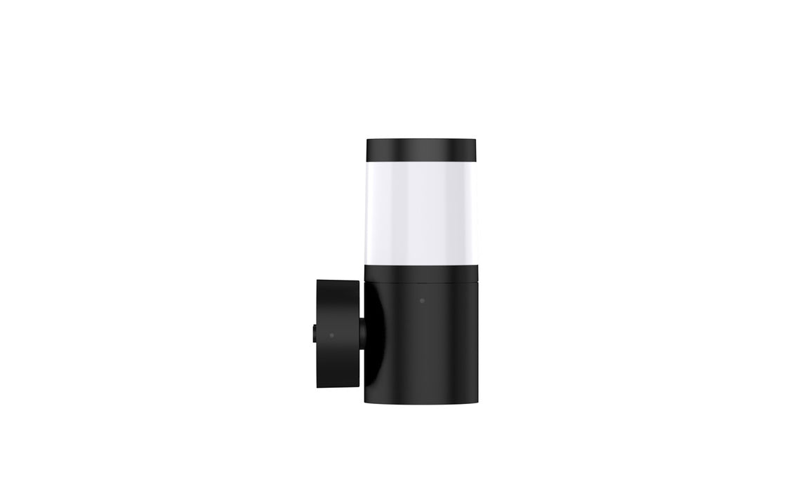 Pureled Bollard Light - Head Only 8W CCT Selectable 3000K/4000K 600-700lm Triac Dimming IP65 100mm Diameter Frosted Diffuser / Black