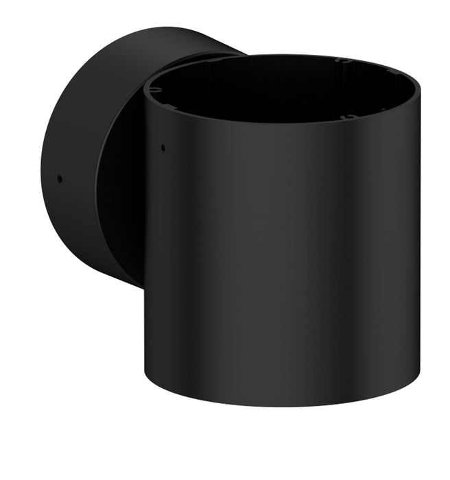 Pureled Wall Pillar Mount for Bollard Light 100mm Diameter Black