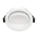 Pureled Platinum Gimbal Downlight 13W CCT Selectable 3000K/4000K/6000K 760-900lm Triac Dimming IP20/IP20 95-100mm Cutout External Driver with Flex and Plug