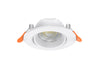 Pureled Eco Gimbal Downlight 9W CCT Selectable 3000K/4000K/5700K 850-950lm Triac Dimming IP40/IP20 85-95mm Cutout External Driver with Flex and Plug