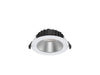 Pureled Low Glare Downlight with Silver Reflector 9W CCT Selectable 4000K/5700K CRI>90 UGR<19 1000-1200lm Triac Dimming IP54/IP40 120-130mm Cutout External Driver with Quick Connect