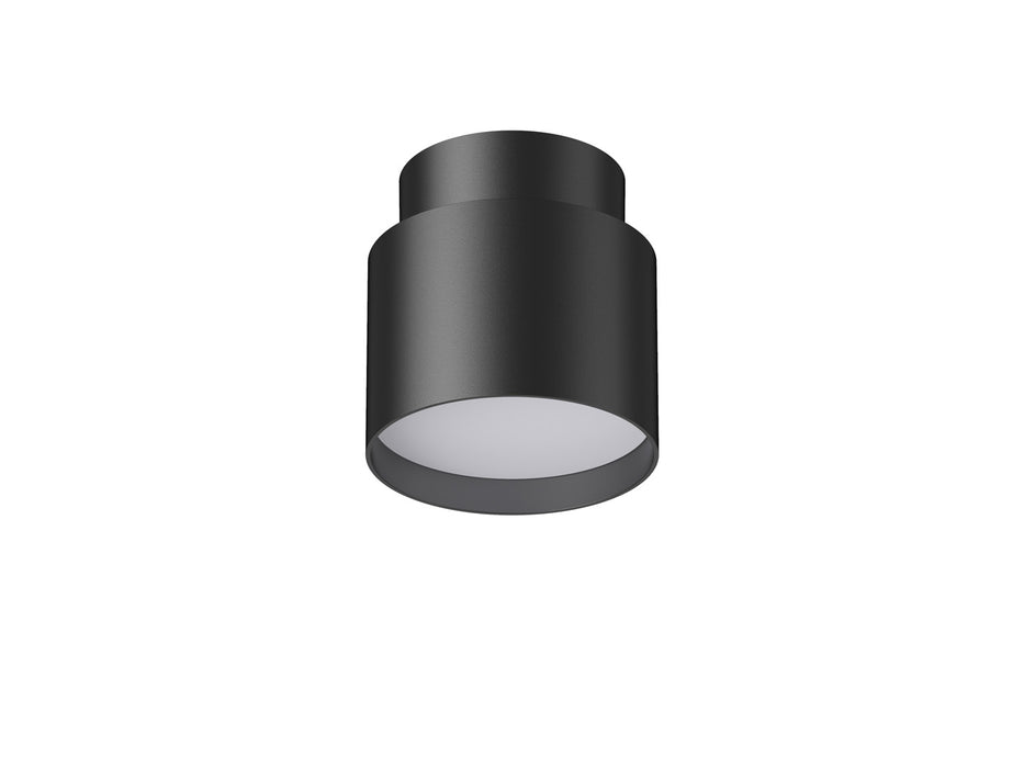 Pureled Luxe Surface Mount Downlight 8W CCT Selectable 3000K/4000K/5700K 650-750lm Triac Dimming IP20/IP20 90mm Diameter Black