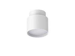 Pureled Luxe Surface Mount Downlight 8W CCT Selectable 3000K/4000K/5700K 650-750lm Triac Dimming IP20/IP20 90mm Diameter White