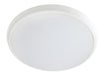 Pureled Emergency Oyster Light 18W/3W Selectable 3000K/4000K/5700K 1710-1910/330lm IP54 300mm Diameter White