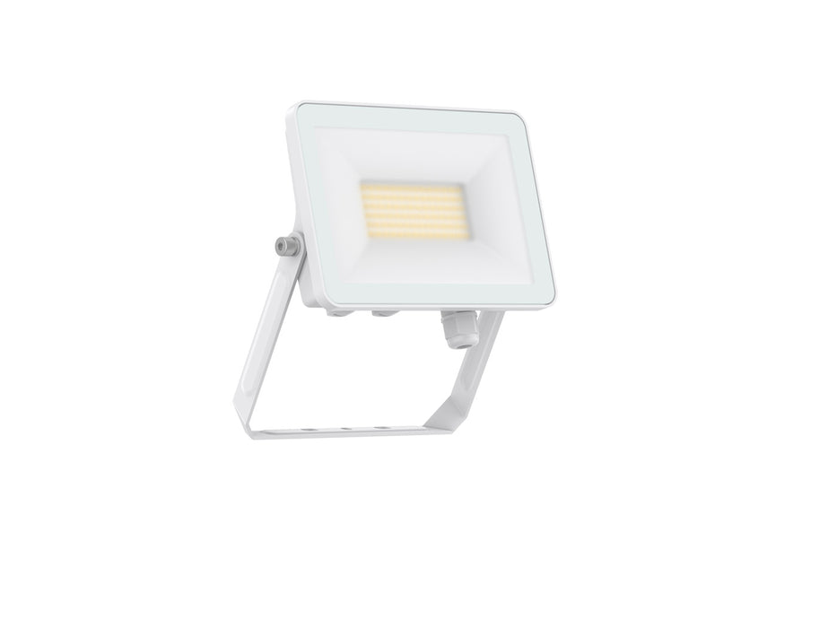 Pureled Residential Floodlight 30W CCT Selectable 3000K/4000K/5700K 3100-3550lm Non Dimming IP65 White