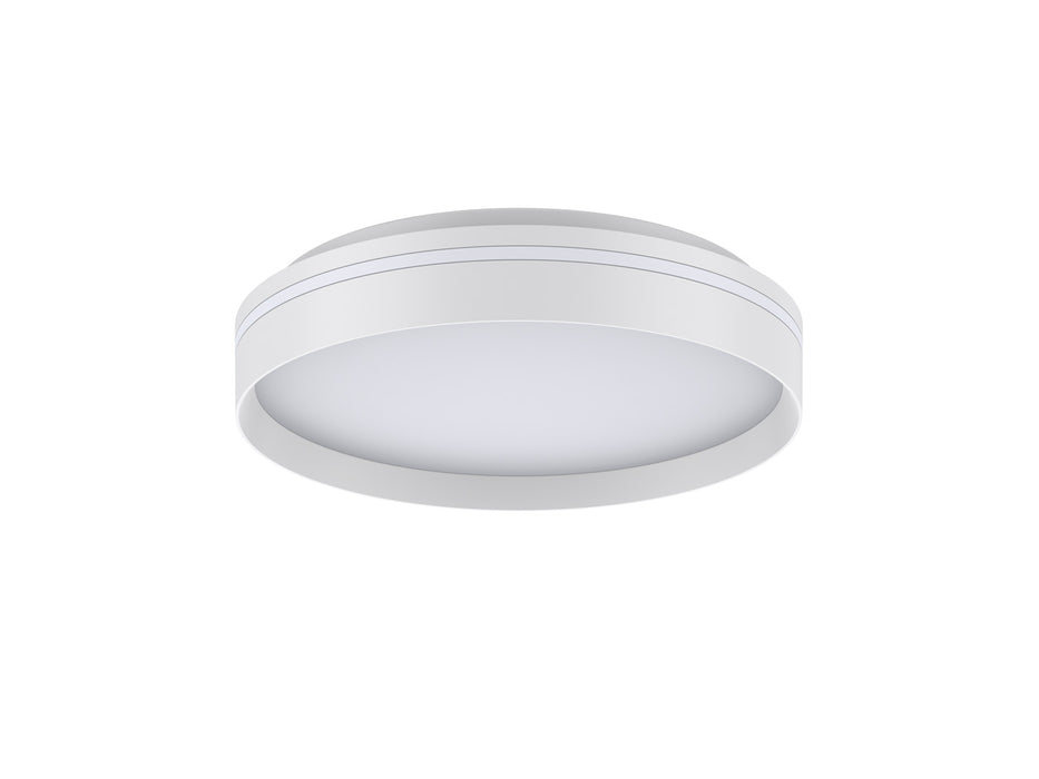Pureled Luxe Oyster Light 15W CCT Selectable 3000K/4000K/5700K 1550-1700lm Triac Dimming IP44 300mm Diameter