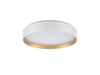 Pureled Luxe Oyster Light 15W CCT Selectable 3000K/4000K/5700K 1550-1700lm Triac Dimming IP44 300mm Diameter