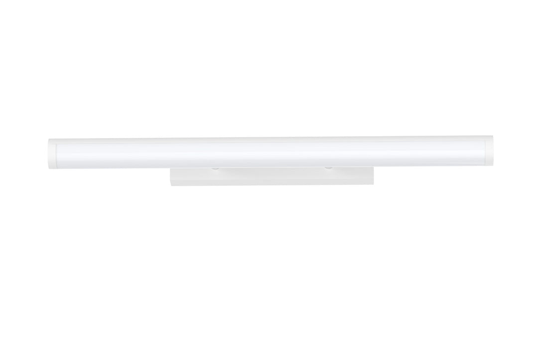 Pureled Mirror Light Round/Tiltable 20W CCT Selectable 3000K/4000K/5000K 2100-2430lm Non Dimming IP40 1140mm Long White