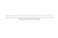 Pureled Mirror Light Round/Tiltable 20W CCT Selectable 3000K/4000K/5000K 2100-2430lm Non Dimming IP40 1140mm Long White