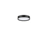 Pureled Platinum Oyster Light 18W CCT Selectable 3000K/4000K/5700K 1300-1550lm Triac Dimming IP44 301mm Diameter Black