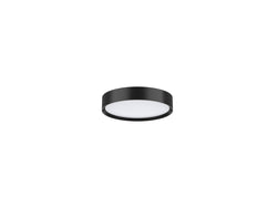 Pureled Platinum Oyster Light 18W CCT Selectable 3000K/4000K/5700K 1300-1550lm Triac Dimming IP44 301mm Diameter Black
