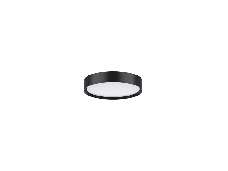 Pureled Platinum Oyster Light 18W CCT Selectable 3000K/4000K/5700K 1300-1550lm Triac Dimming IP44 301mm Diameter Black