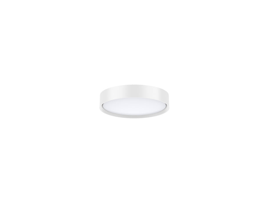 Pureled Platinum Oyster Light 18W CCT Selectable 3000K/4000K/5700K 1550-1750lm Triac Dimming IP44 301mm Diameter White
