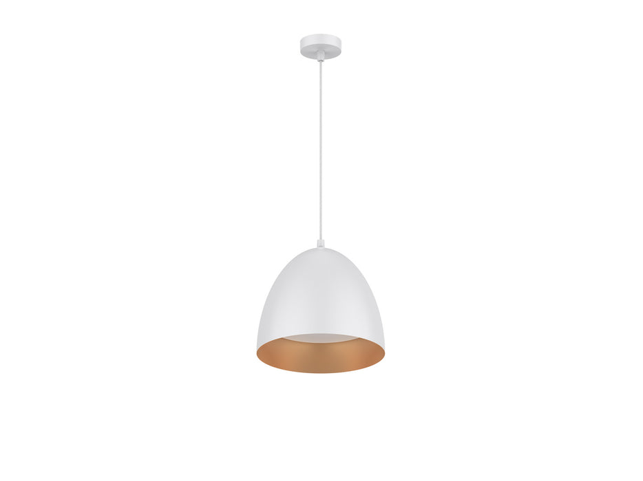Pureled Luxe Pendant Light 10W 3000K 600-900lm Triac Dimming IP20 1500mm Long Gold/White