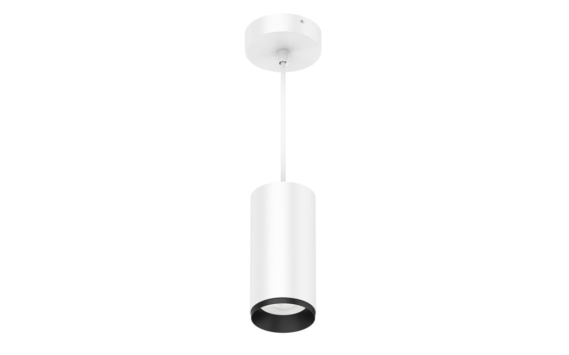 Pureled Pendant Light 10W CCT Selectable 3000K/4000K/5000K CRI>90 Triac Dimming IP20 1265mm Long White