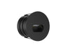 Pureled 24V Outdoor Step Light Eliptical 2W 3000K 55lm Non Dimming IP65 44mm Cutout Black
