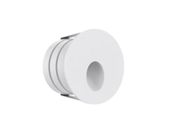 Pureled 24V Outdoor Step Light Oval 2W 3000K 60lm Non Dimming IP65 44mm Cutout White