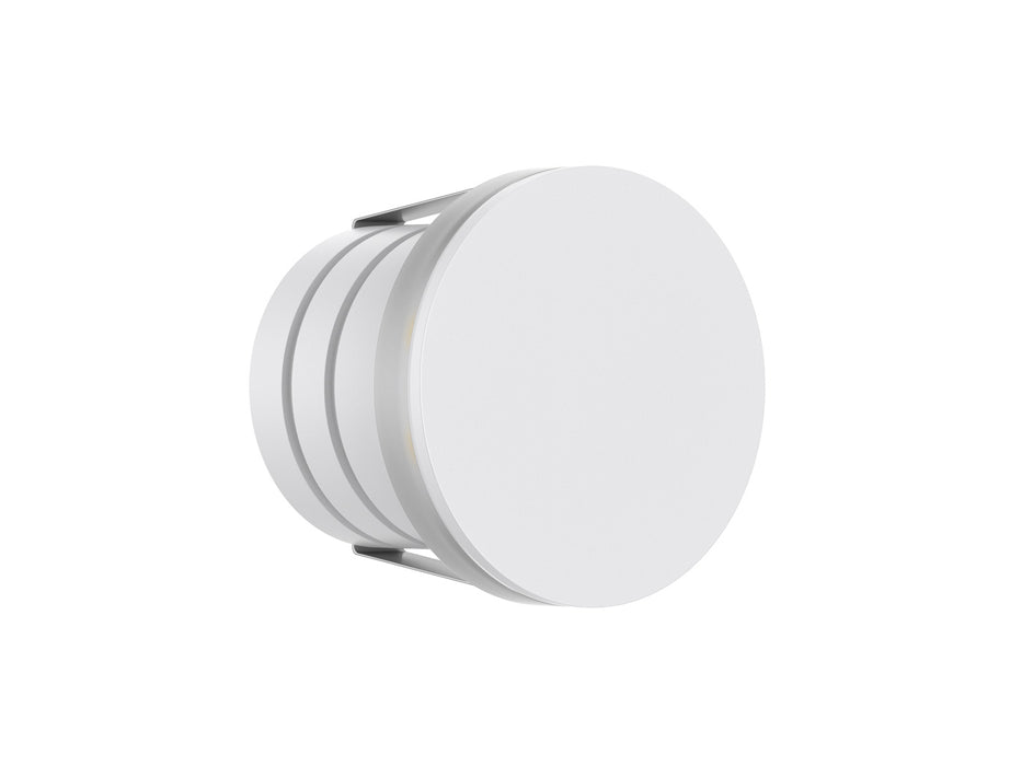 Pureled 24V Outdoor Step Light Edge 2W 3000K 40lm Non Dimming IP65 44mm Cutout White