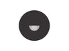 Pureled Magnetinc Faceplate for Indoor Step Light 55mm Diameter Semi-Round Optics Black