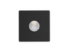 Pureled Magnetinc Faceplate for Indoor Step Light 55 x 55mm Round Optics Black