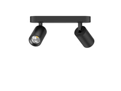 Pureled Twin Indoor Spot Light 12W CCT Selectable 3000K/4000K/5000K CRI>90 800-960lm Triac Dimming IP20 Black