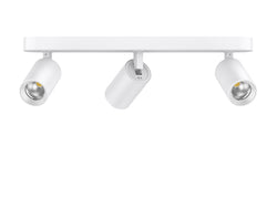 Pureled Triple Indoor Spot Light 18W CCT Selectable 3000K/4000K/5000K CRI>90 1200-1450lm Triac Dimming IP20 White