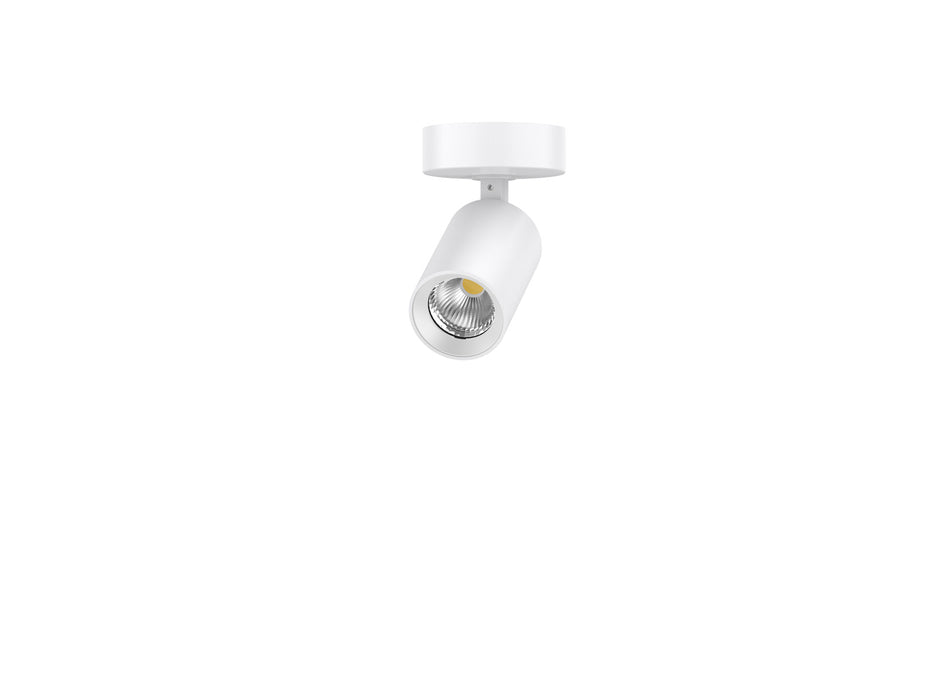 Pureled Single Indoor Spot Light 6W CCT Selectable 3000K/4000K/5000K CRI>90 400-460lm Triac Dimming IP20 White