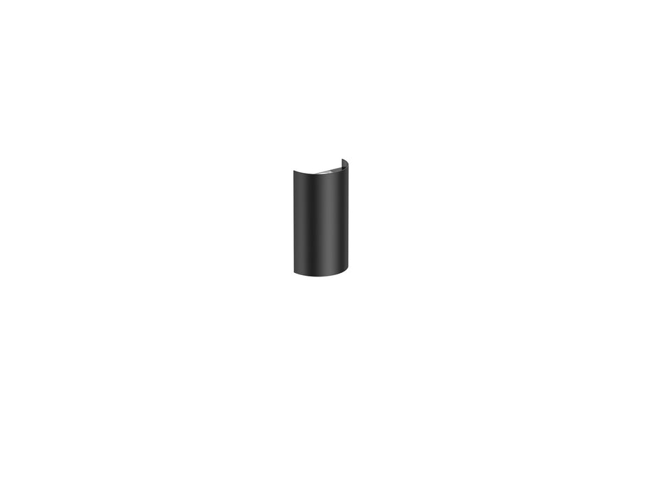 Pureled Up/Down Wall Light Curved 8W CCT Selectable 3000K/4000K/5700K 670-880lm Triac Dimming IP20 Black