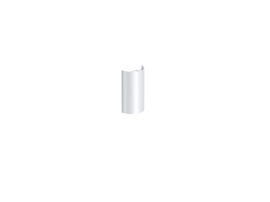 Pureled Up/Down Wall Light Curved 8W CCT Selectable 3000K/4000K/5700K 670-880lm Triac Dimming IP20 White