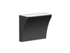 Pureled Wave Wall Light 8W CCT Selectable 3000K/4000K/5700K 630-700lm Triac Dimming IP20 Black