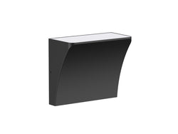 Pureled Wave Wall Light 8W CCT Selectable 3000K/4000K/5700K 630-700lm Triac Dimming IP20 Black