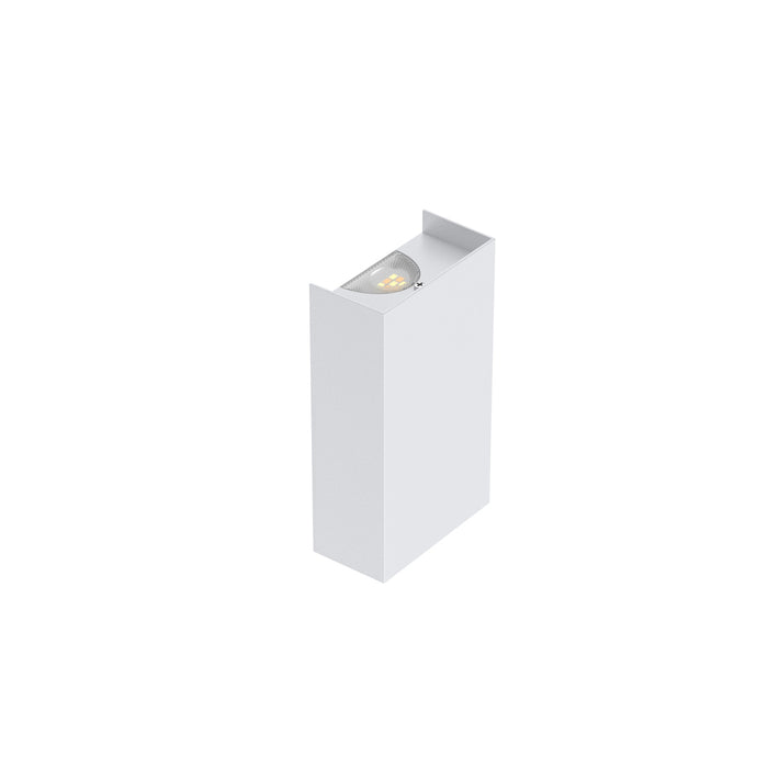 Pureled Up/Down Wall Light Square 8W CCT Selectable 3000K/4000K/5700K 670-880lm Triac Dimming IP20 White